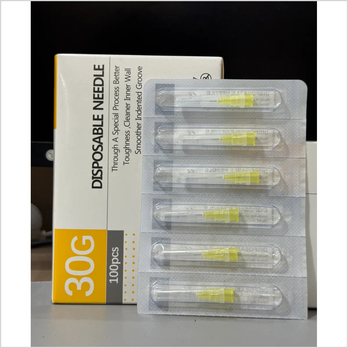 Mesotherapy Needles – Yellow 30G x 4mm