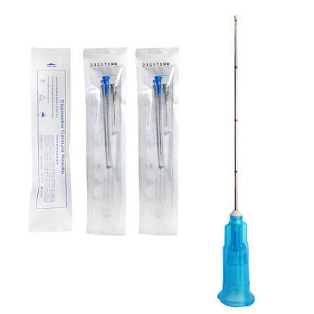 Time Machine Fine Micro Cannula 21G 70mm - Sterile Blunt-Tip Needle for Dermal Fillers
