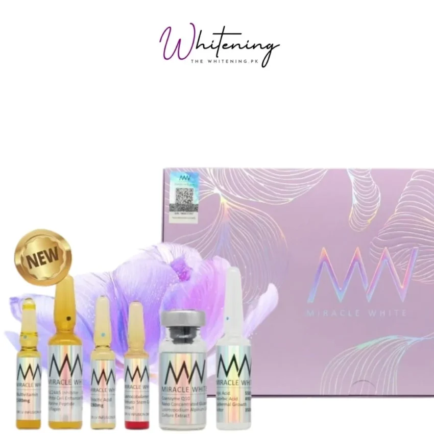 Miracle White Glutathione 60000mg Whitening Injections