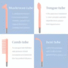 4 In 1 High Frequency Machine Electrode Wand  High Frequency Skin Therapy Wand Machine Portable Handheld for Acne Massage Skin Rejuvenation Tightening Wrinkle Reducing Tool