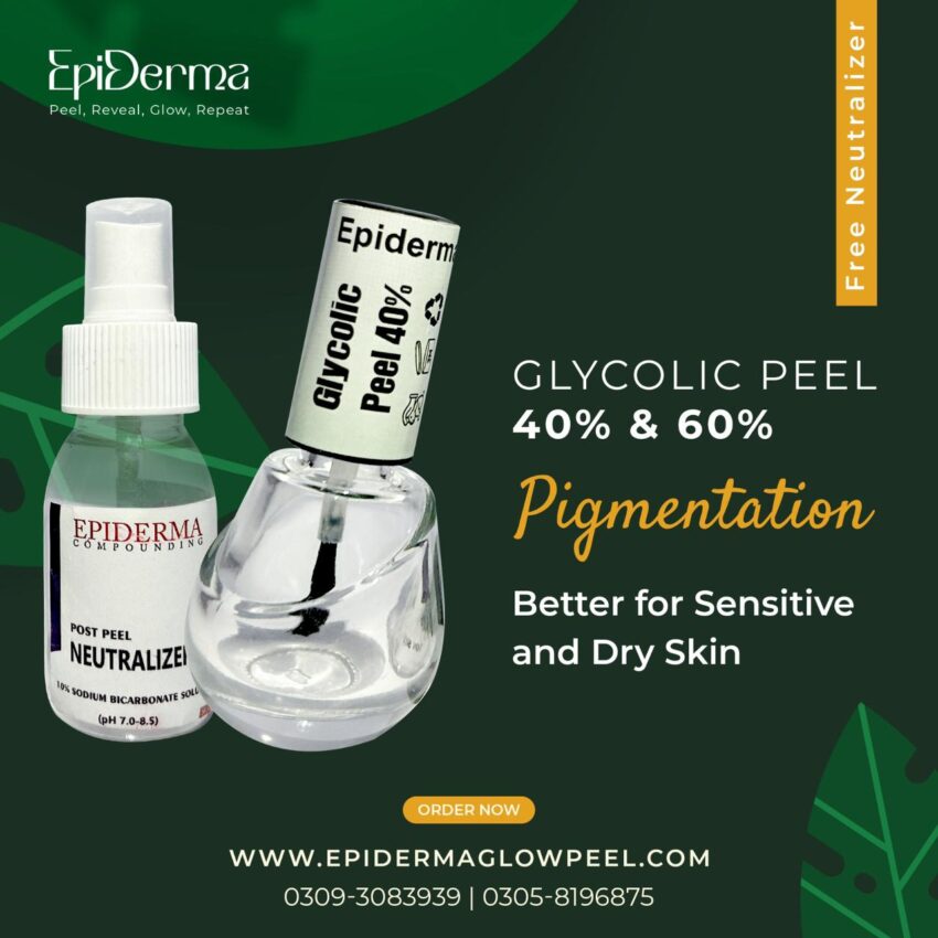 GLYCOLIC PEEL – Only for professional use 40% 60%